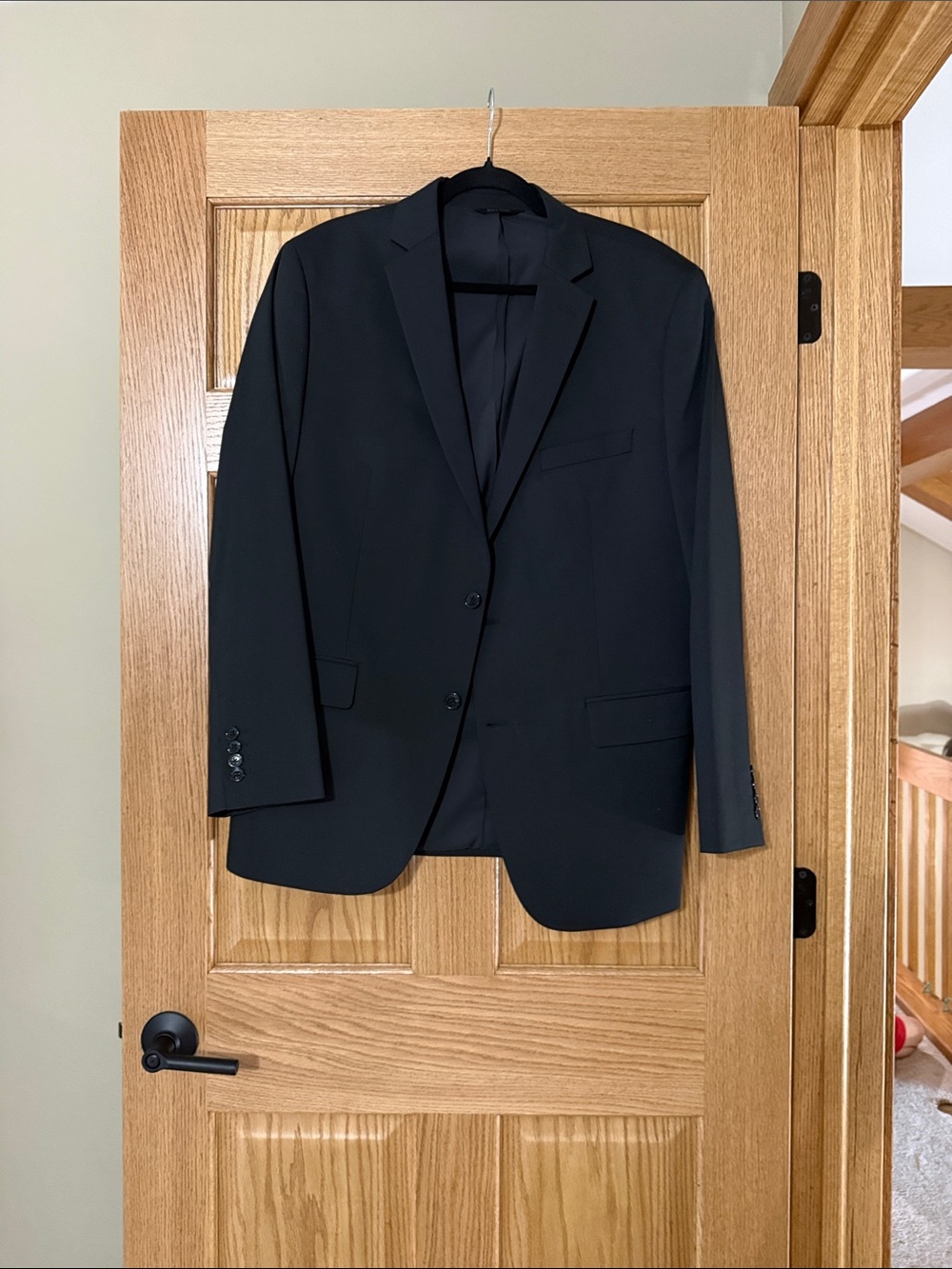 Apt. 9 Black Two-Button Men's Suit Jacket and Pants